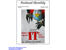 Tablet Screenshot of pezheadmonthly.com